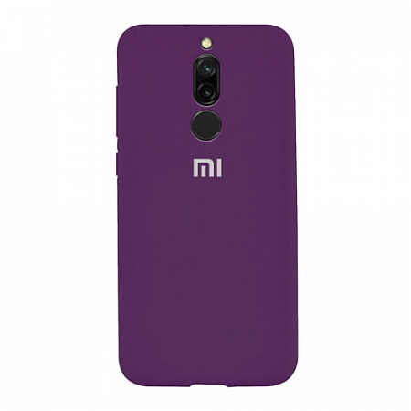 Накладка Silicone Case для Redmi 8 Фиолетовый
