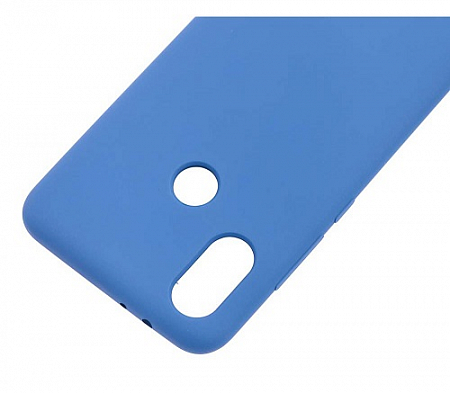 Накладка Silicone Case для Redmi 7 (Светло-синий)