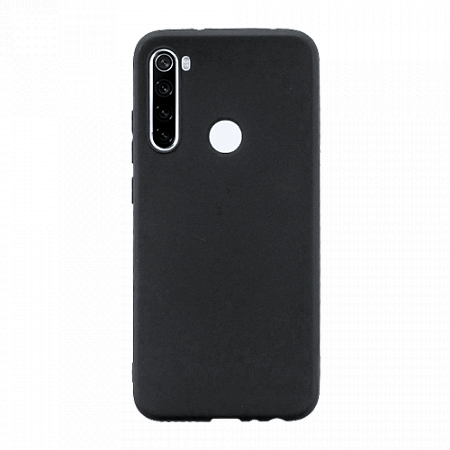 Накладка Silicone Case для Redmi Note 8T (Черный)
